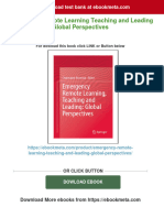 Emergency Remote Learning Teaching and Leading Global Perspectives