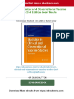 PDF Statistics in Clinical and Observational Vaccine Studies 2nd Edition Jozef Nauta Download