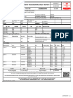 Current Transformer Test Report 1004803990: Serial No