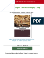 (PDF Download) Linguistics For Singers 1st Edition Gregory Camp Fulll Chapter