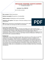 MYP U2 Causes and Consequences of Urbanization