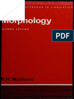 Morphology - Matthews, P - H - 1991