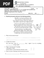 Grade 2 English Test Paper Sample