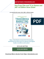 Transmedia Marketing From Film and TV To Games and Digital Media 1st Edition Anne Zeiser 2024 Scribd Download