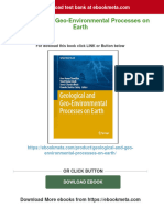 (FREE PDF Sample) Geological and Geo-Environmental Processes On Earth Ebooks