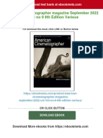 (PDF Download) American Cinematographer Magazine September 2022 Vol 103 No 9 9th Edition Various Fulll Chapter