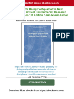 A Glossary For Doing Postqualitative New Materialist and Critical Posthumanist Research Across Disciplines 1st Edition Karin Murris Editor