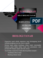 Materi 7 Sifat Biologi Tanah