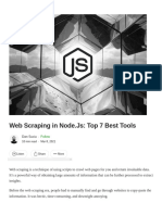 Web Scraping in Node - Js - Top 7 Best Tools - Medium