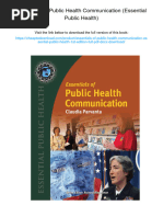 Essentials of Public Health Communication (Essential Public Health) - ISBN 0763771155, 978-0763771157