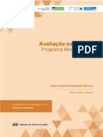 BARBOSA - v. F. R. Avaliacao Executiva Programa Mais Medicos