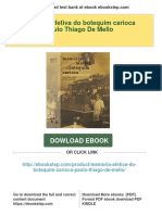 (PDF Download) Memória Afetiva Do Botequim Carioca Paulo Thiago de Mello Fulll Chapter