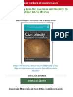 Instant Download Complexity A Key Idea For Business and Society 1st Edition Chris Mowles PDF All Chapter