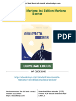 Full Download Não Inventa Mariana 1st Edition Mariana Becker PDF