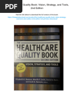 The Healthcare Quality Book: Vision, Strategy, and Tools, 2nd Edition. ISBN 1567933017, 978-1567933017