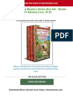 An Italian Village Mystery Series Box Set - Books 01-03 Adriana Licio Et El All Chapter Instant Download