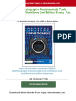 Digital Cinematography Fundamentals Tools Techniques and Workflows 2nd Edition Stump Asc Download PDF