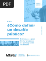 Proyectos Innovacion Abierta - Definicion de Desafios Publicos