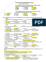 E8 - Mock Test 2nd End (23 - 24)