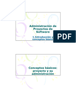 Adminstracion de Proyectos Software