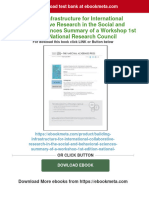 Full Download Building Infrastructure For International Collaborative Research in The Social and Behavioral Sciences Summary of A Workshop 1st Edition National Research Council PDF