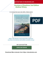 (PDF Download) The Cognitive Structure of Emotions 2nd Edition Andrew Ortony Fulll Chapter