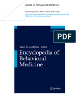 Encyclopedia of Behavioral Medicine. ISBN 303039901X, 978-3030399016