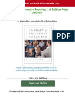 Instant Download The Craft of University Teaching 1st Edition Peter Lindsay PDF All Chapter