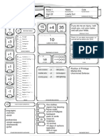 DND 5E CharacterSheet FormFillable