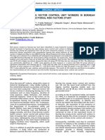 Shwter20, HEARING LOSS AMONG VECTOR CONTROL UNIT WORKERS IN BORNEAN MALAYSIA A CROSS-SECTIONAL RISK FACTORS STUDY