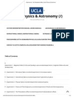 Experiment 6 - The Photoelectric Effect - UCLA Physics & Astronomy