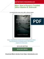 Get Reading John Milton: How To Persist in Troubled Times 1st Edition Stephen B. Dobranski Free All Chapters