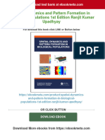 Spatial Dynamics and Pattern Formation in Biological Populations 1st Edition Ranjit Kumar Upadhyay Download PDF