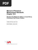 API MPMS CHAPTER 10 9 3RD ED R 2018 Standard Test Method For Water