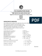 Matigo Pre Mock Physics Pp2 2024