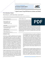 Development of DC Motor Speed Control Using PID Ba