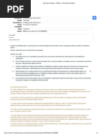 Exercício Avaliativo - Módulo 1 - Revisão Da Tentativa