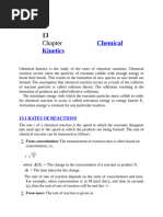 Chemical Kinetics