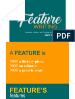 Feature Writing