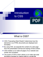 Introduction To CSS