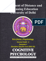 Cognitve Psychology 1