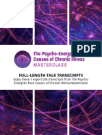 3 Interview Transcripts From Psycho Energetic Root Causes of Chronic Illness Masterclass