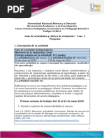 Guia de Actividades y Rúbrica de Evaluación - Fase 5 - Proyectar