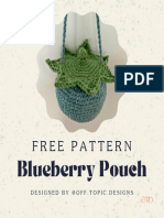 Blueberry Pouch Pattern