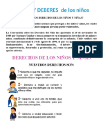 DERECHOS Y DEBERES de Los Ninos Exposicion