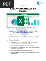 Taller Tablas Dinamicas en Excel