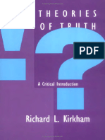 Richard L. Kirkham - Theories of Truth - A Critical Introduction (1995, The MIT Press)