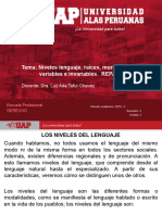 Semana 4 Raíces, Morfema, La Palabra Variable e Invariable - Repaso