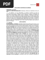 Apelación de Sentencia de Amparo Expediente 510-2012