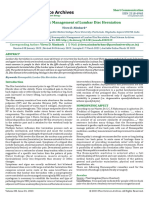 Homeopathic Management of Lumbar Disc Herniation